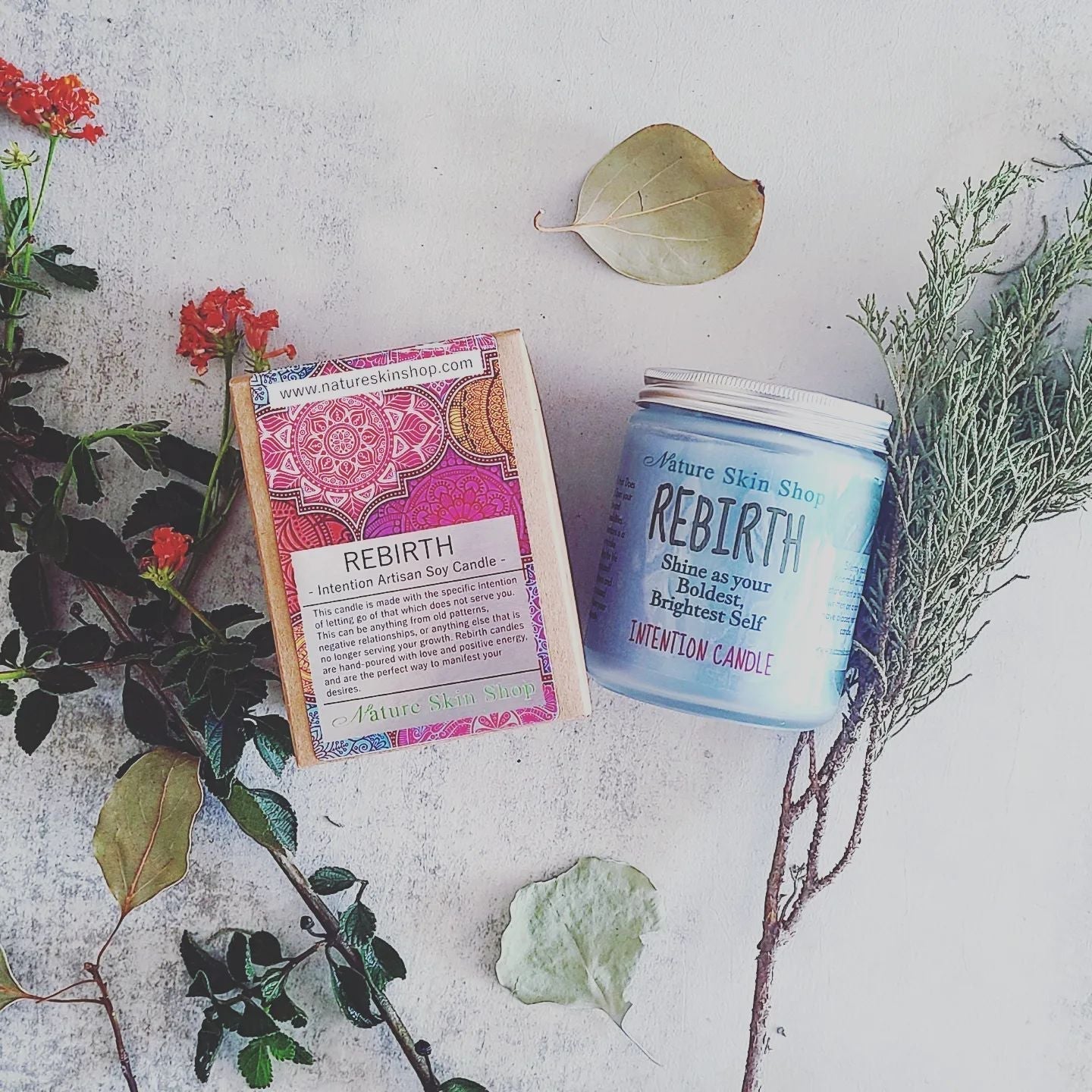 Rebirth Intention Artisan Soy Candle